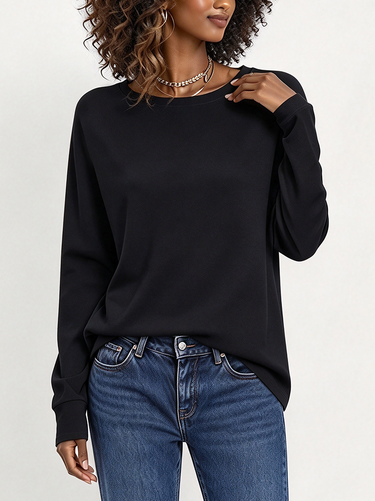 3PCS Women Y2K Solid Color Lon - T-Shirts review and price
