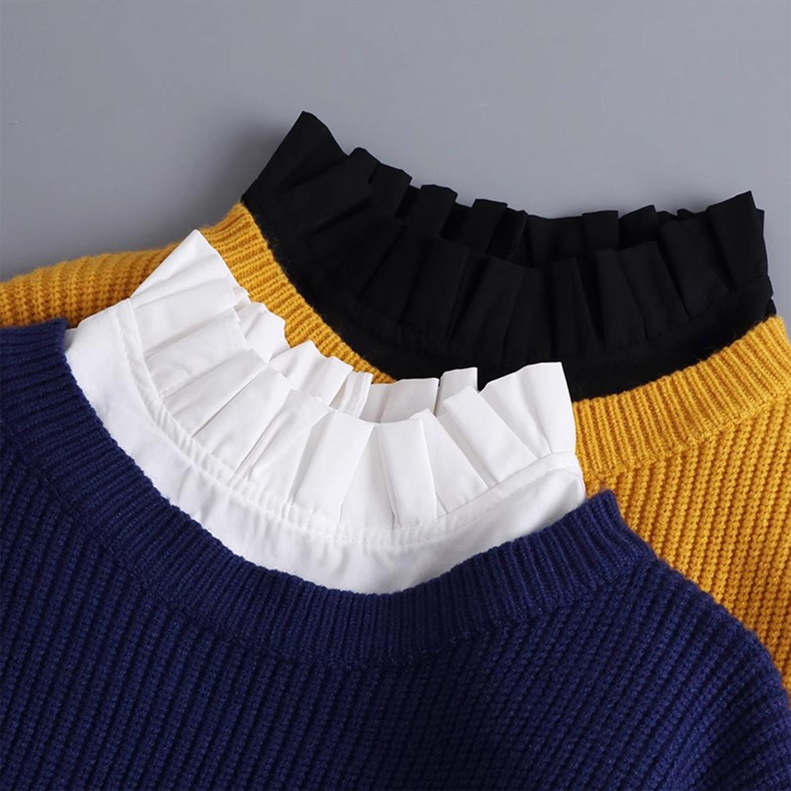 Versatile Decorative Fake Coll - Shirts review and price