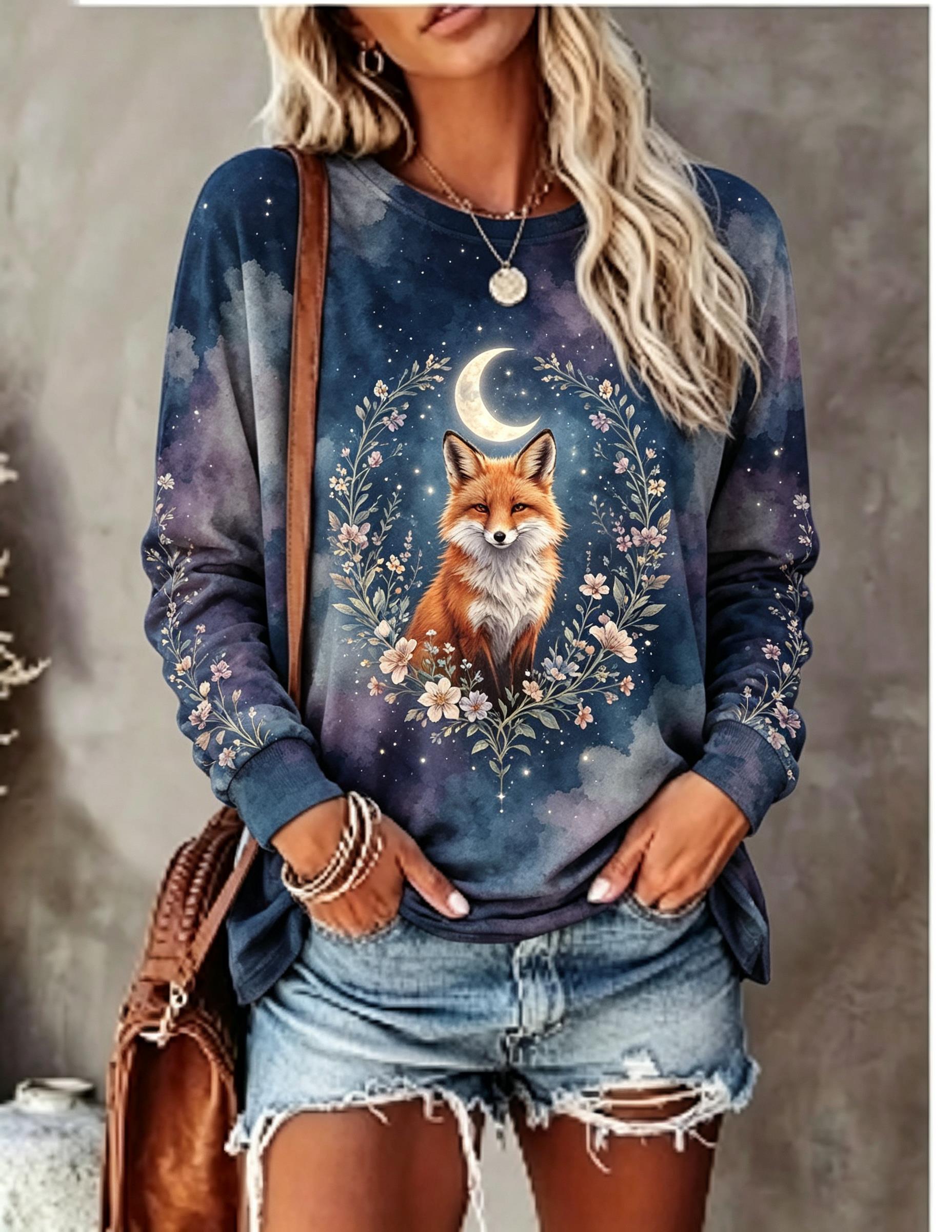 Women Long Sleeve T Shirt Howl - T-Shirts review and price