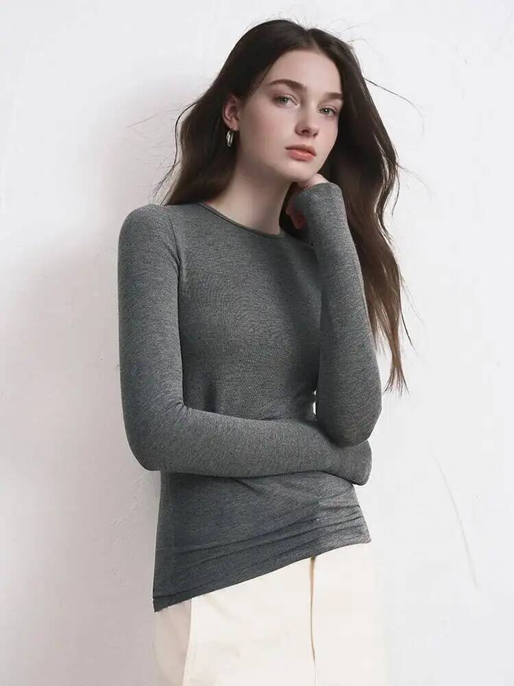 Women Cashmere Blend Long Slee - T-Shirts review and price